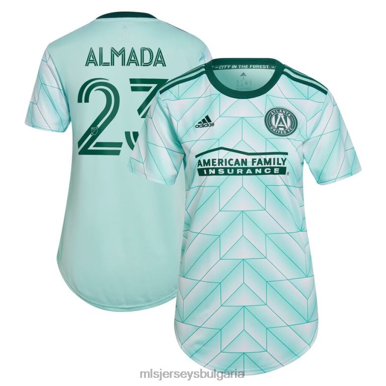 трико бг MLS Jerseys Жени атланта юнайтед ФК Тиаго Алмада adidas mint 2023 the forest kit реплика на фланелка на играч F066741